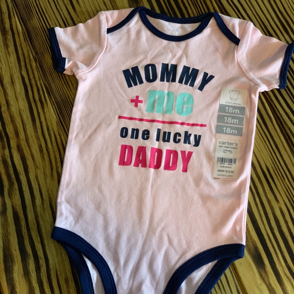 Carter onesy